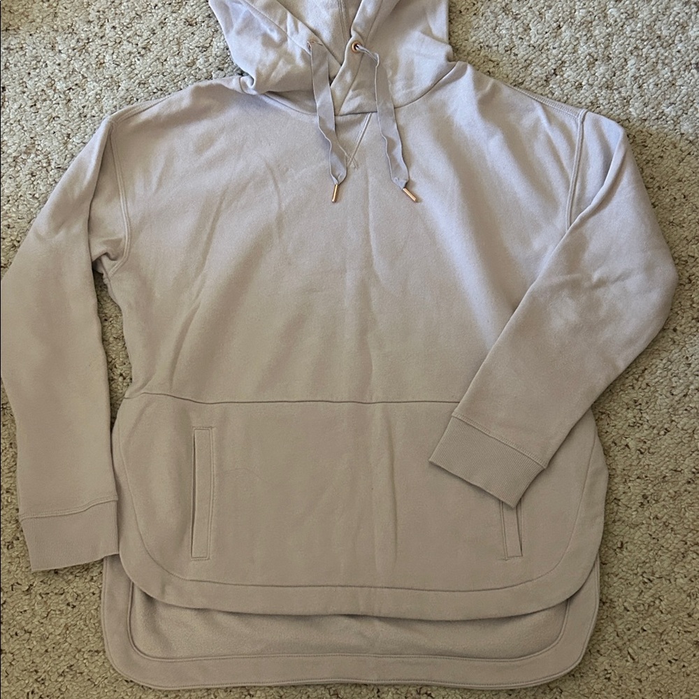 Old Navy Blush/Very Light Purple Hooded Sweatshirt